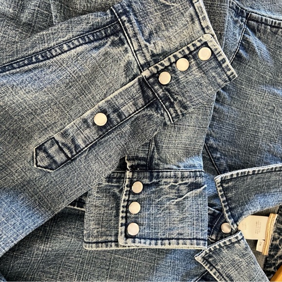 Denim Button-Up Shirt - Picture 5 of 8